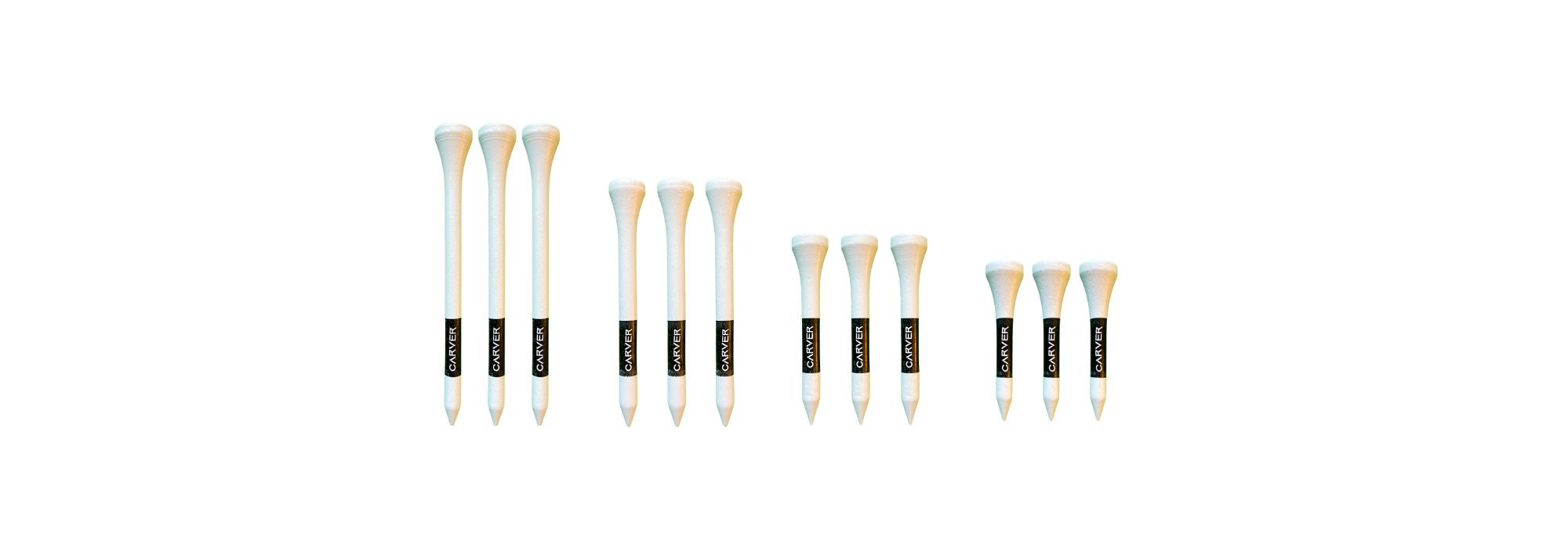 42mm, 54mm, 70mm, 83mm wooden golf tees